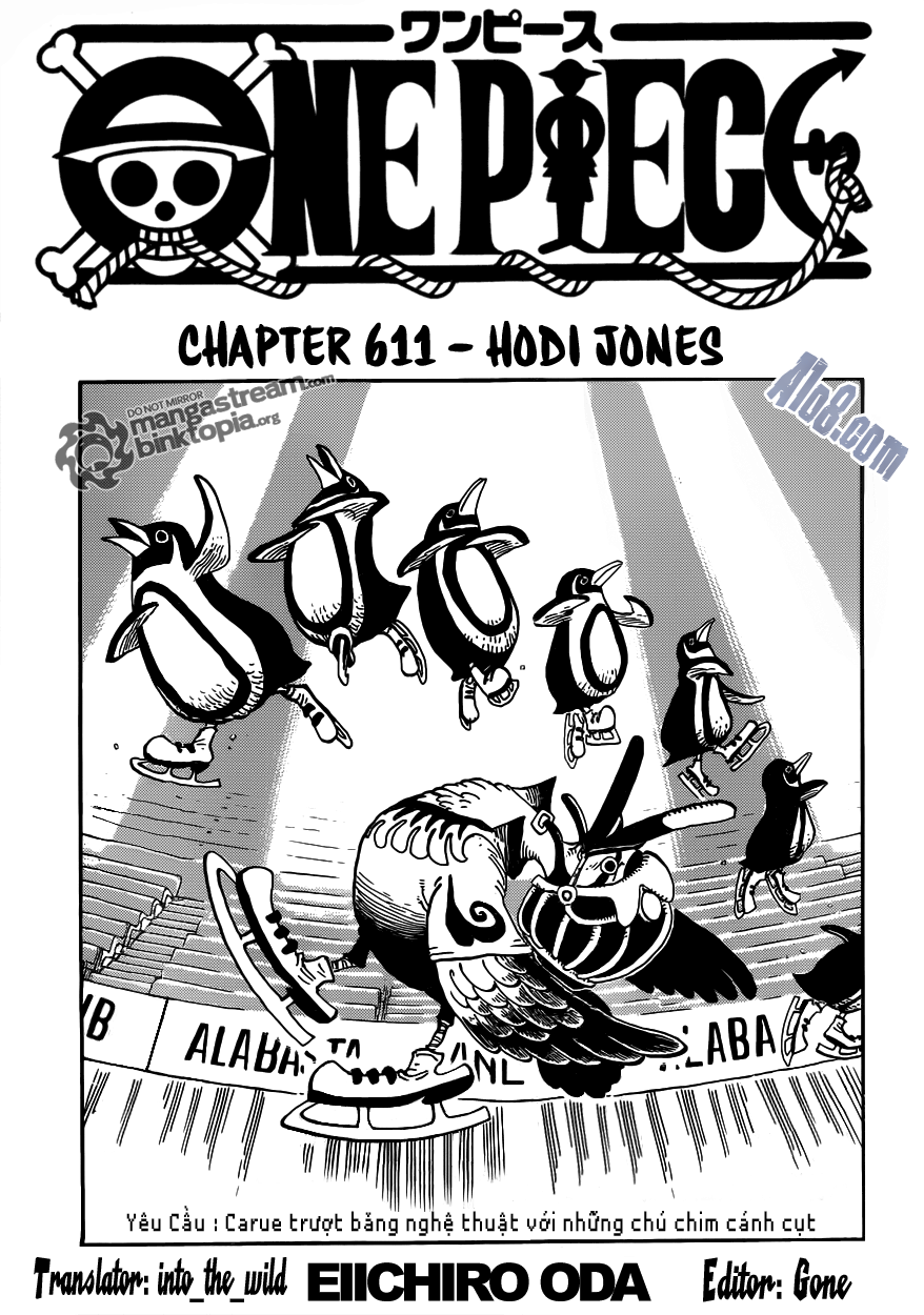 One Piece Chapter 611 Tiếng Việt - Hodi Jones 01