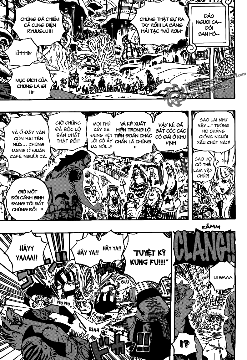 One Piece Chapter 614 Tiếng Việt - Lỡ Làm Rồi Thì Thôi! 09