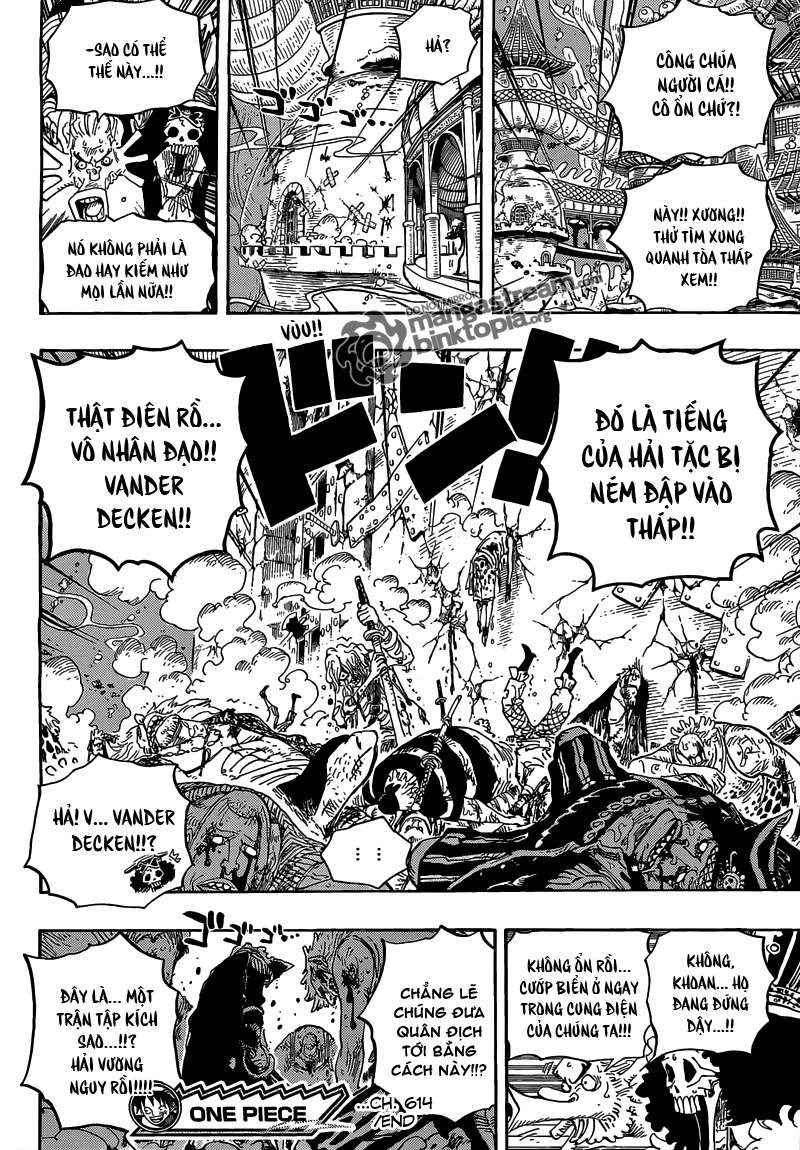 One Piece Chapter 614 Tiếng Việt - Lỡ Làm Rồi Thì Thôi! 16