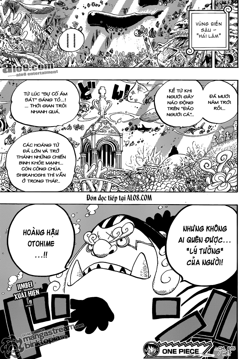 One Piece Chapter 615 Tiếng Việt - Lời Nguyền Mato-Mato 17