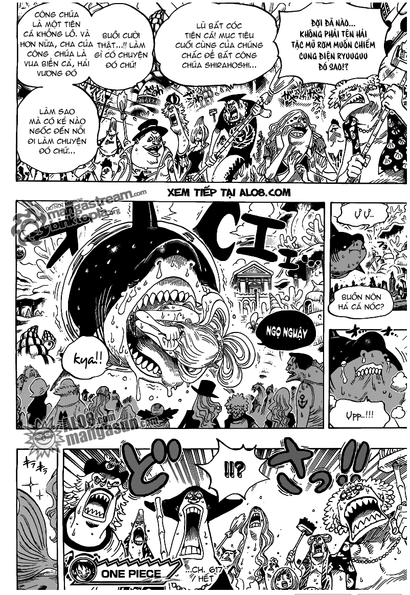 One Piece Chapter 617 Tiếng Việt - Sự Cố Gây Sốc Tại Đồi San Hô Alo8_17