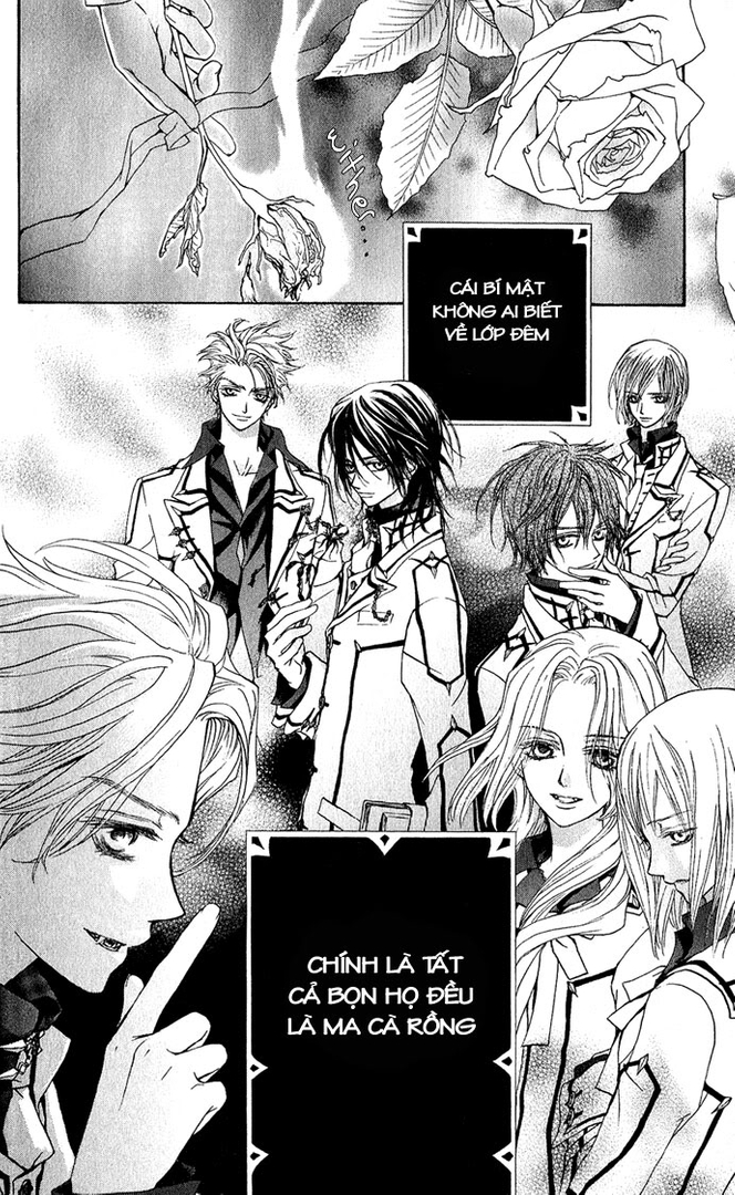 Vampire Knight Chapter 001 - Lớp Ban Đêm Của Học Viện Cross. 18