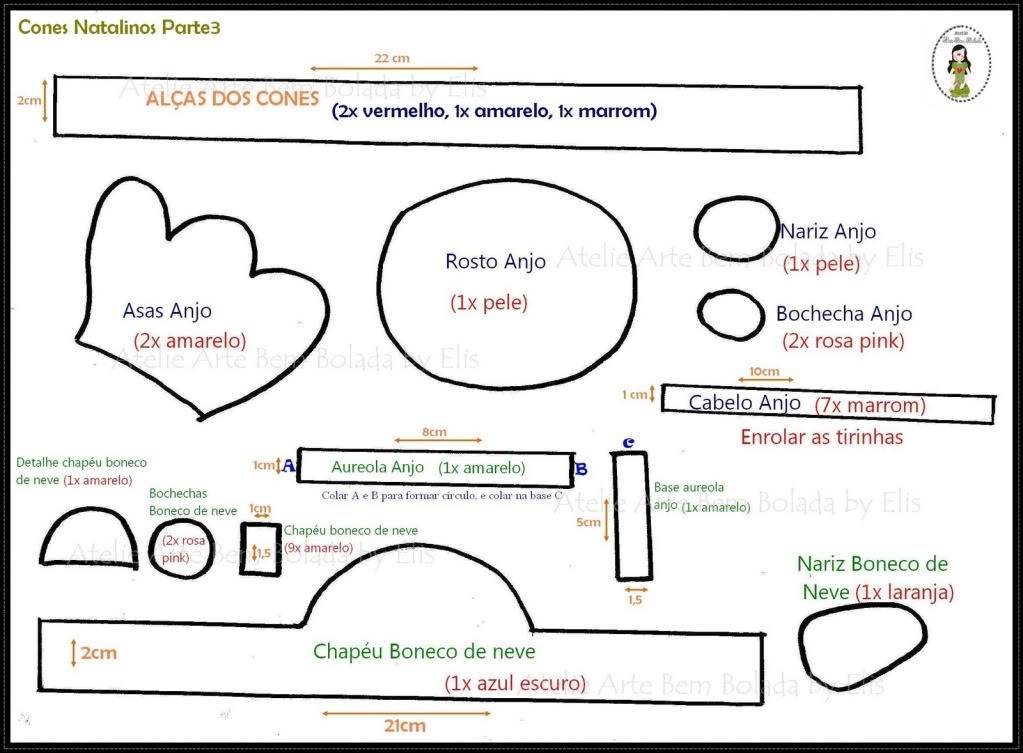 Conos de navidad de web con moldes ocultos Cone3