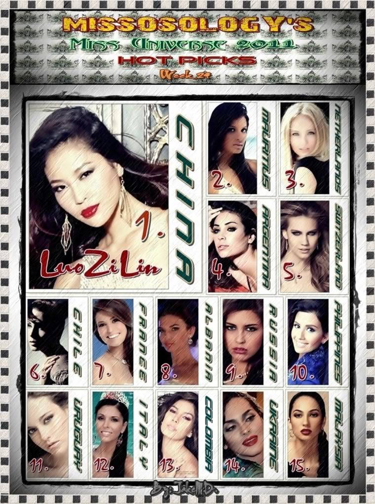 Miss Universe 2011 Hot Picks Week 24 Week24