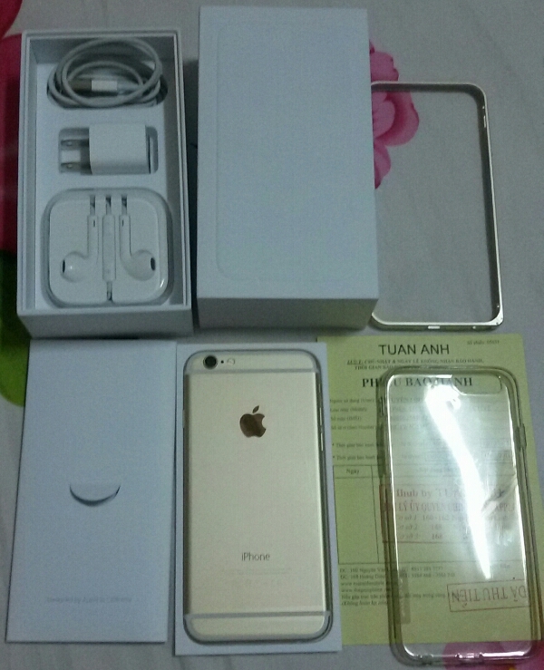 Iphone 6 gold 99,9% fullbox BH 12/10/2015 FB437F6A-A07B-4CC1-BA77-EBE23972804C