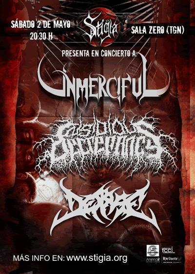 STIGIA:UNMERCIFUL+INSIDIOUS DECREPANCY+DESPISE,Tarragona Cartel_web