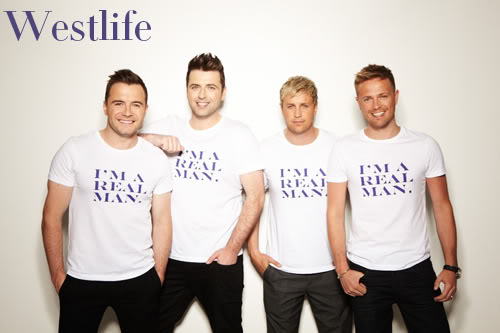 Celebridades apoyan la campaña "Real Man"  Westlife