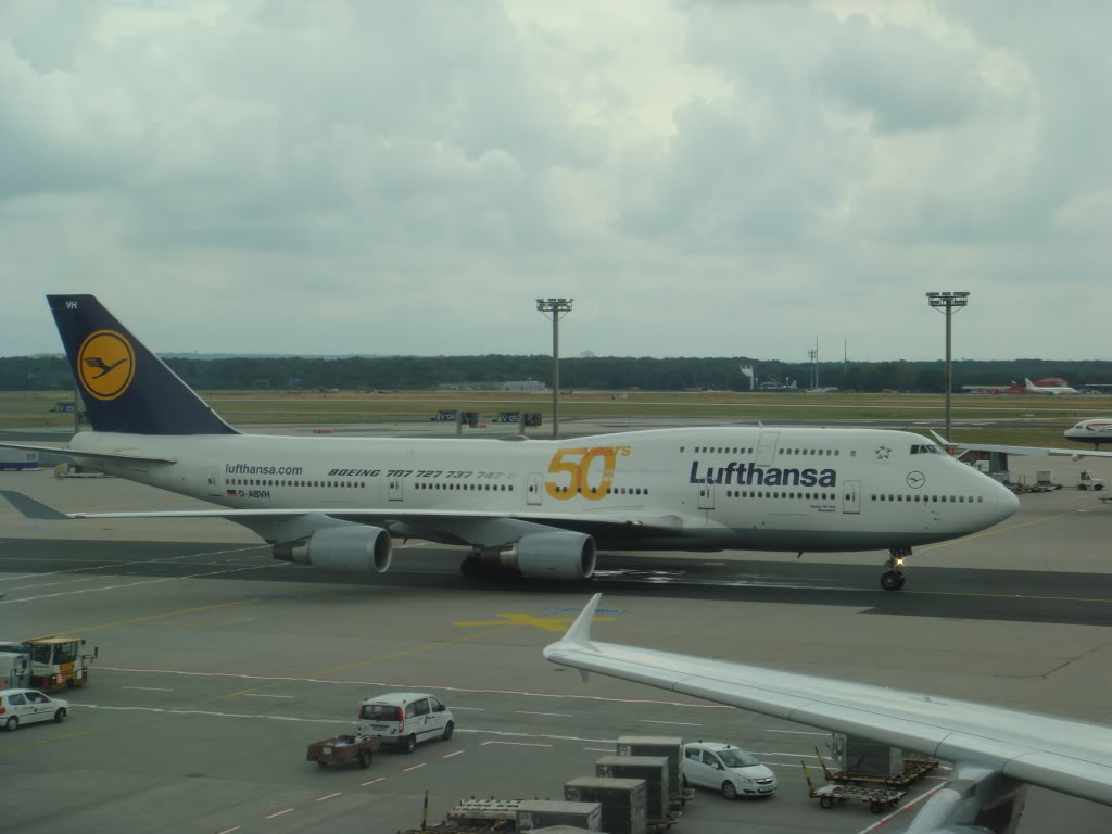 A380 Lufthansa - Frankfurt am Main e Munchen aeroporto de Frankfurt 02/08  DSC03435
