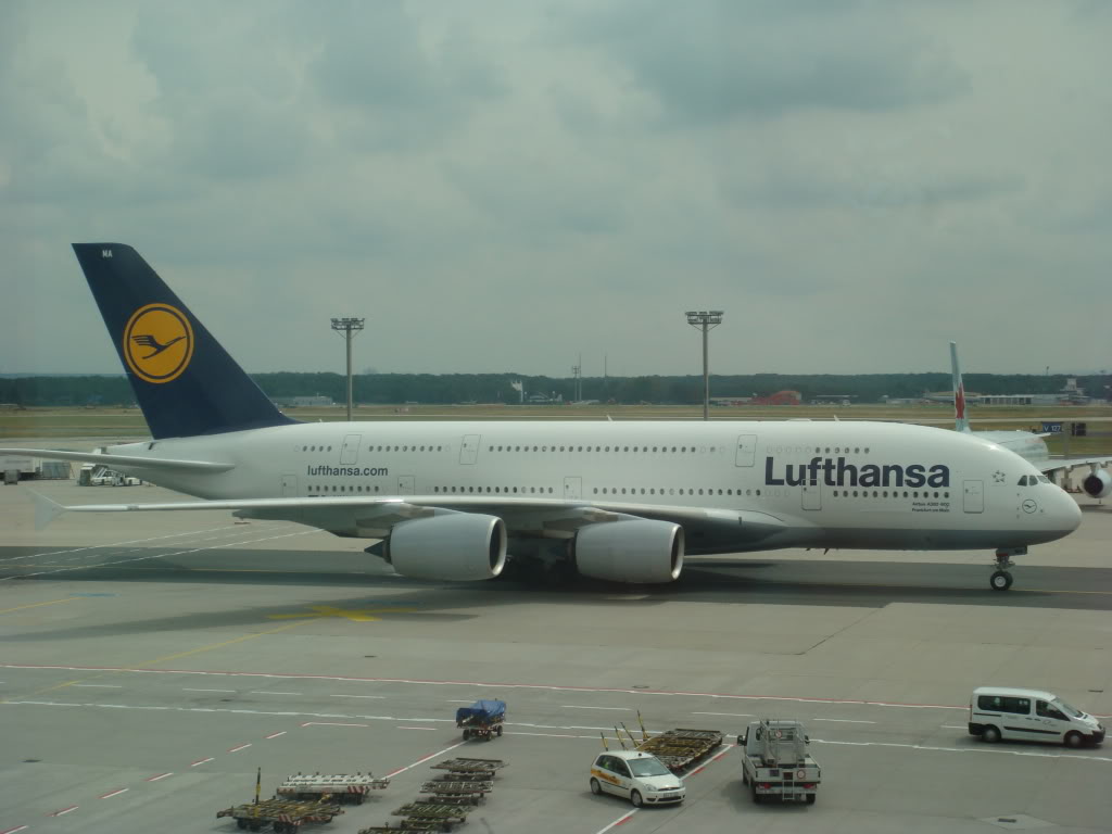 A380 Lufthansa - Frankfurt am Main e Munchen aeroporto de Frankfurt 02/08  DSC03469