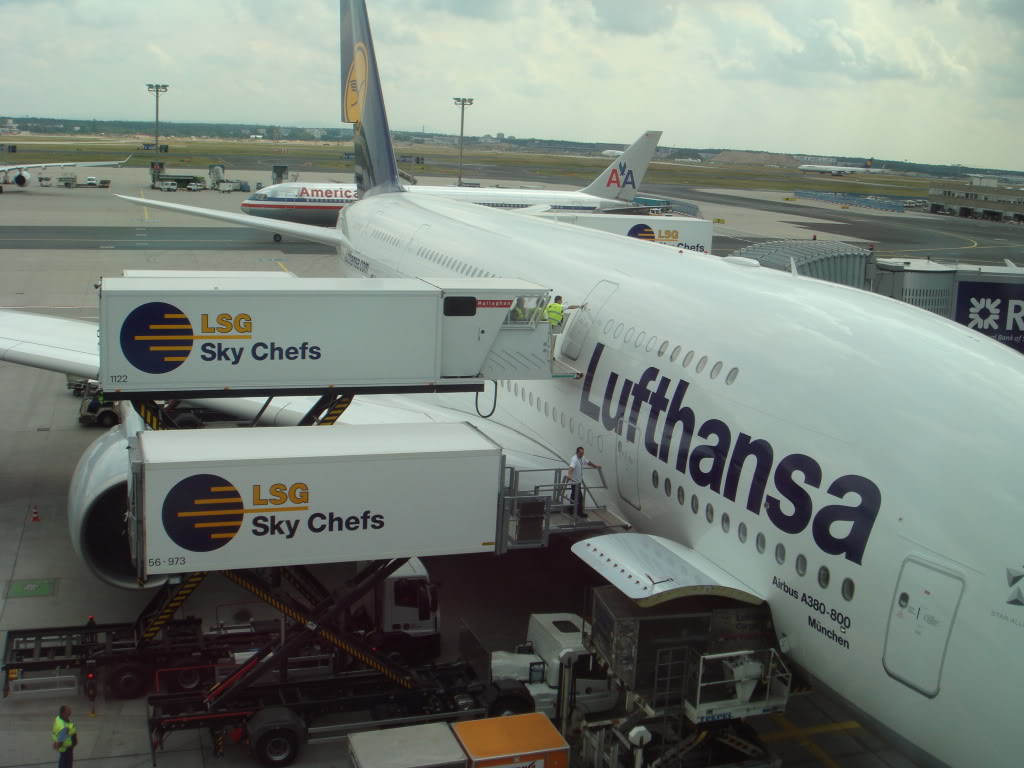 A380 Lufthansa - Frankfurt am Main e Munchen aeroporto de Frankfurt 02/08  DSC03536