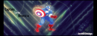 My First Great Sprite ! !!! Captainspriteamerica1