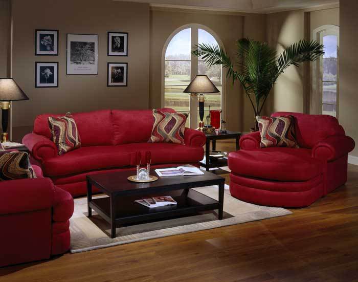 صالونات وغرف طعام على ذوقكم 426-Passion-Suede-Red