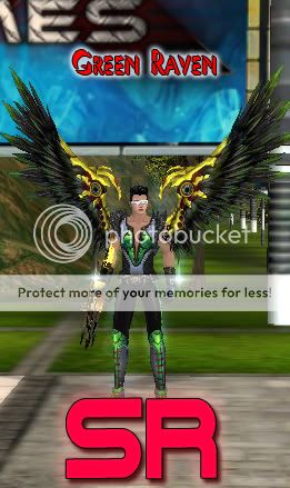 RAVEN SET ( WING SET) Greenraven