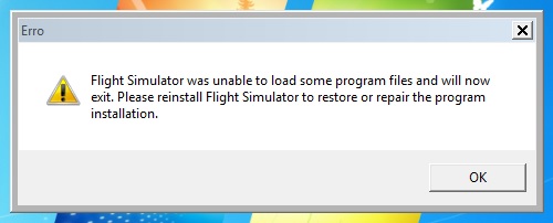 Erro ao iniciar o Flight. ErroFSX_zps6b880eb0