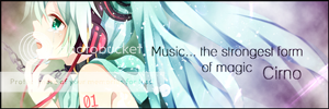 My GFX Corner Cirno-Miku-Music