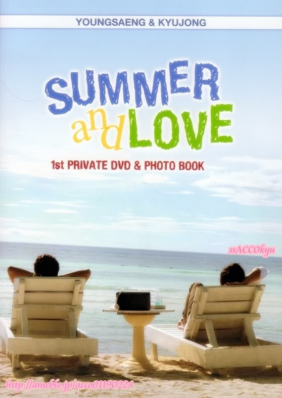 Kyu Jong & Young Saeng Summer & Love Photobook 3bd2accb3110e600b219a800