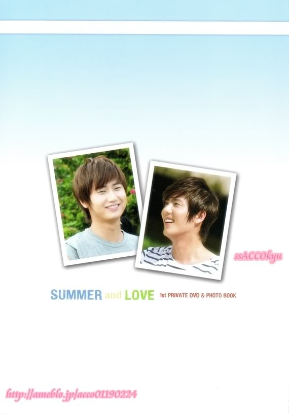 Kyu Jong & Young Saeng Summer & Love Photobook 747daa09212c82531c958303