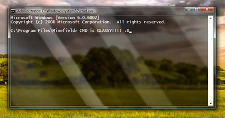 Tạo cửa sổ CMD trong suốt cho Windows 7 804499