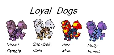 Sprites and such LoyalDogs