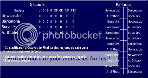 GRUPO E - Newcastle - Barcelona - Boca - Bilbao Ge-1