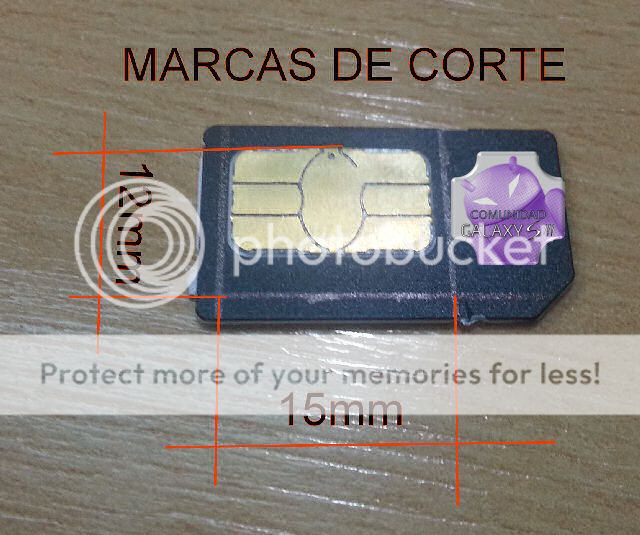 Como convertir una tarjeta SIM en micro-SIM CLARO01