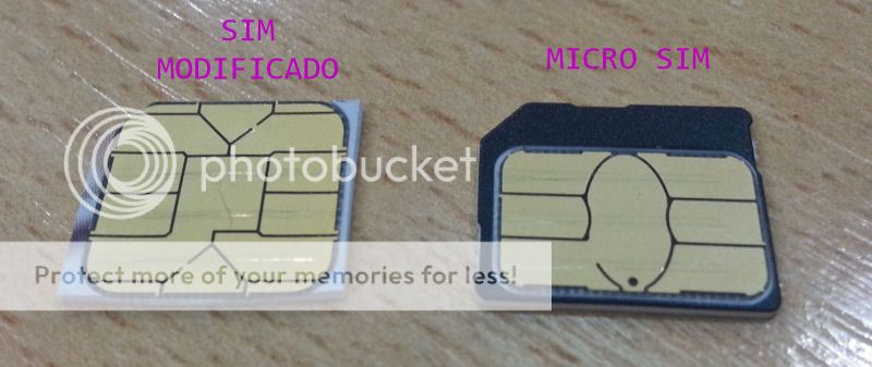 Como convertir una tarjeta SIM en micro-SIM MS-bAK