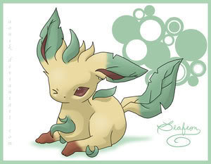 Ảnh Pokemon siêu kute!  ChibiLeafeon