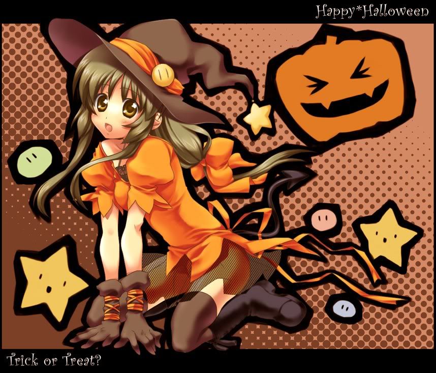 [Wallpaper] Halloween - Trick or Treat? ~ ! AnimeMahou-35102