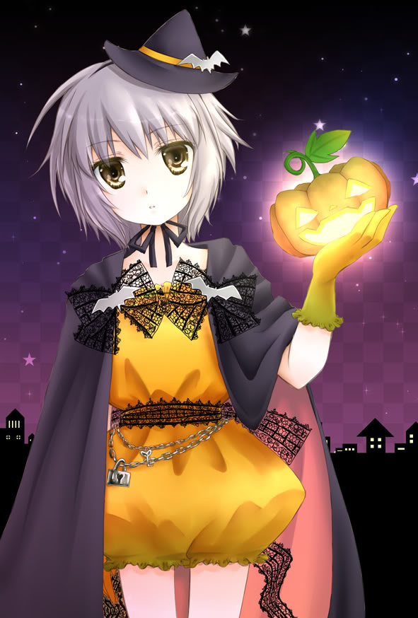 [Wallpaper] Halloween - Trick or Treat? ~ ! AnimeMahou-40593