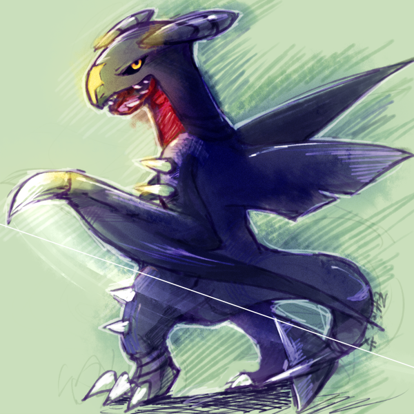 Ảnh Pokemon siêu kute!  Garchomp_by_effier_sxy-d35cmlp