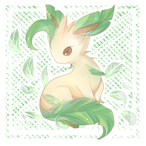 Ảnh Pokemon siêu kute!  _leafeon_by_Effier_sxy