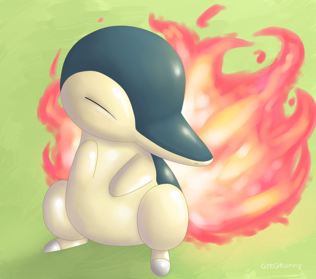 Ảnh Pokemon siêu kute!  Cyndaquil_by_girgrunny-d2z2md6