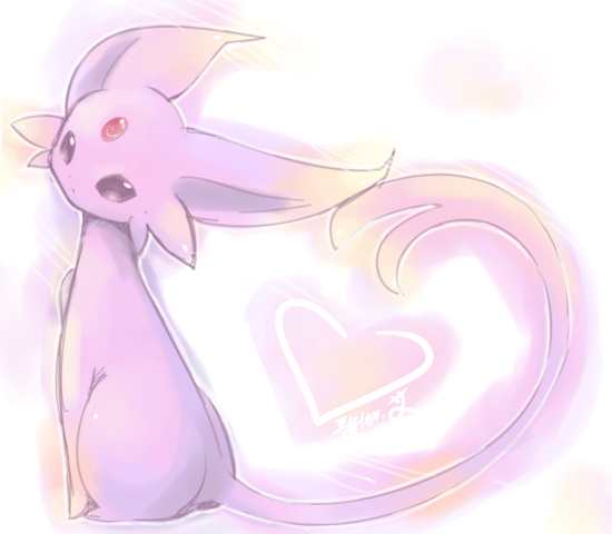 Ảnh Pokemon siêu kute!  Espeon__by_Effier_sxy