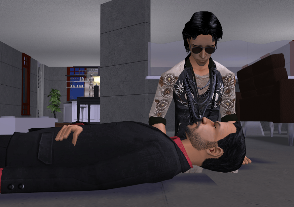 Alytna Large (2014), dir. Luke Enfield; V: I'll be your guide So you can see the other side And I will never let you get away Never let you get away I'll hold your head So you can see Crossing your heart and hoping To never let you get away (fk copyrite) Sims2EP92014-12-2223-38-43-91_zpsbd9b37c6