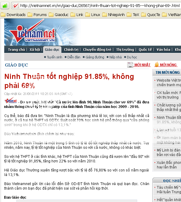 Cả nước lên đỉnh 90, Ninh Thuận chơ vơ 69% Ntn2