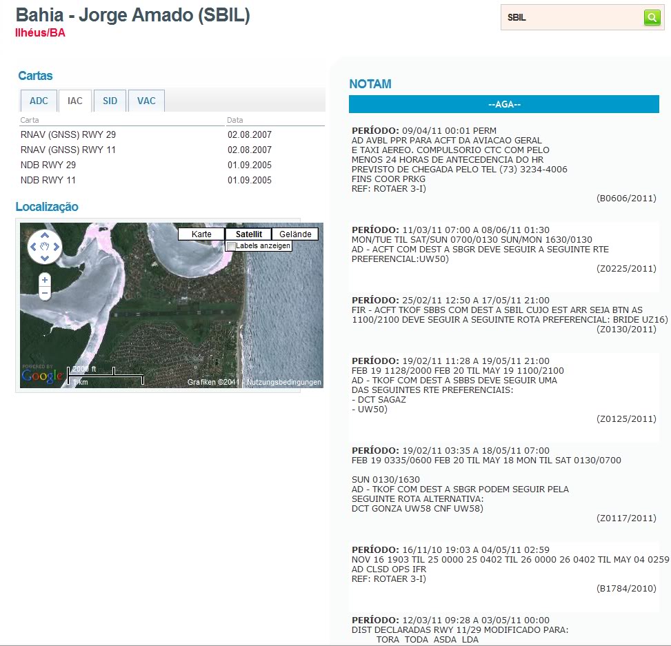 FSX - Voo de Confins para Ilheus NotamSBIL