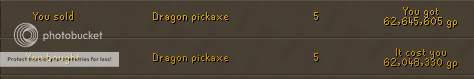 GoogleMyName's Second Merchanting Log  DragonPickaxe-600k