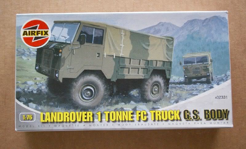 Land Rover 1 tonne GS body EX JB models, Airfix 1/76 review 50620034-4