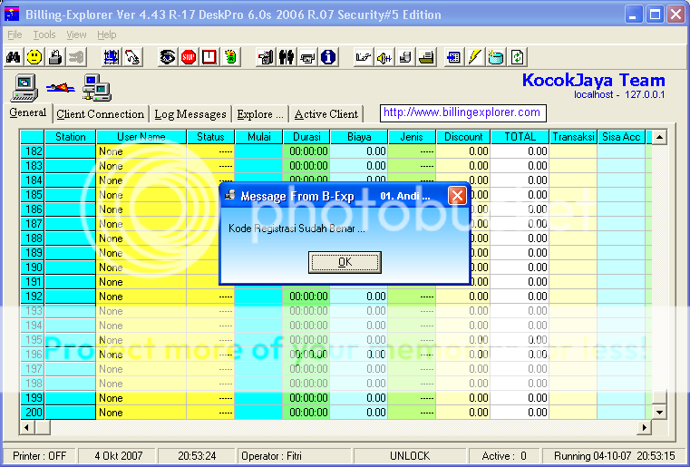 Cara install Billing Explorer Regis_05