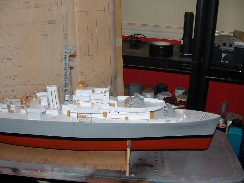 Deans HMS Amethyst build DSCF0263