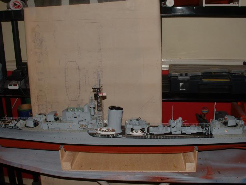 Deans HMS Javelin build DSCF0363