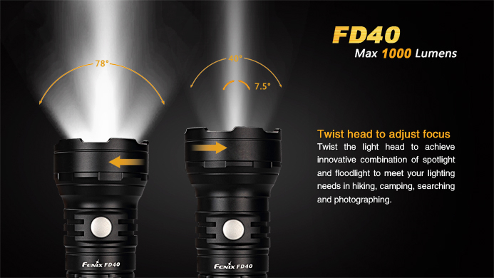 Fenix FD40 variable focus flashlight,max 1000 lumens,1X18650 or 1X26650 201592518000317969_zps8lxu9mo3