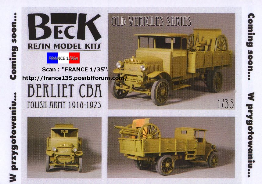 Nouveauté(s) BECK Resin Model Kits. FRANCE135_BECK_BERLIETCBAPOLOGNE