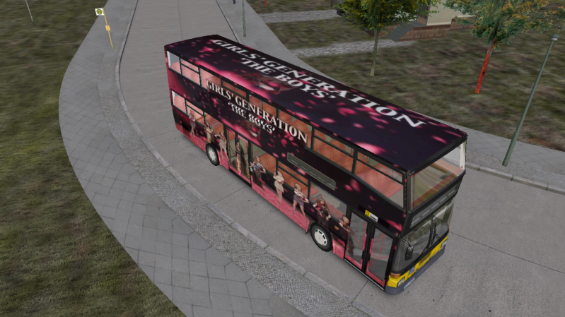 Girls' Generation The Boys repaint for D92 by Bus555 D92TheBoys_Overhead