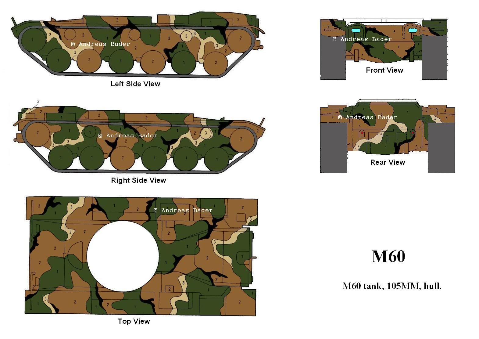 M60A1  Patton AFV Club 1/35 M48-M60MERDCWinter