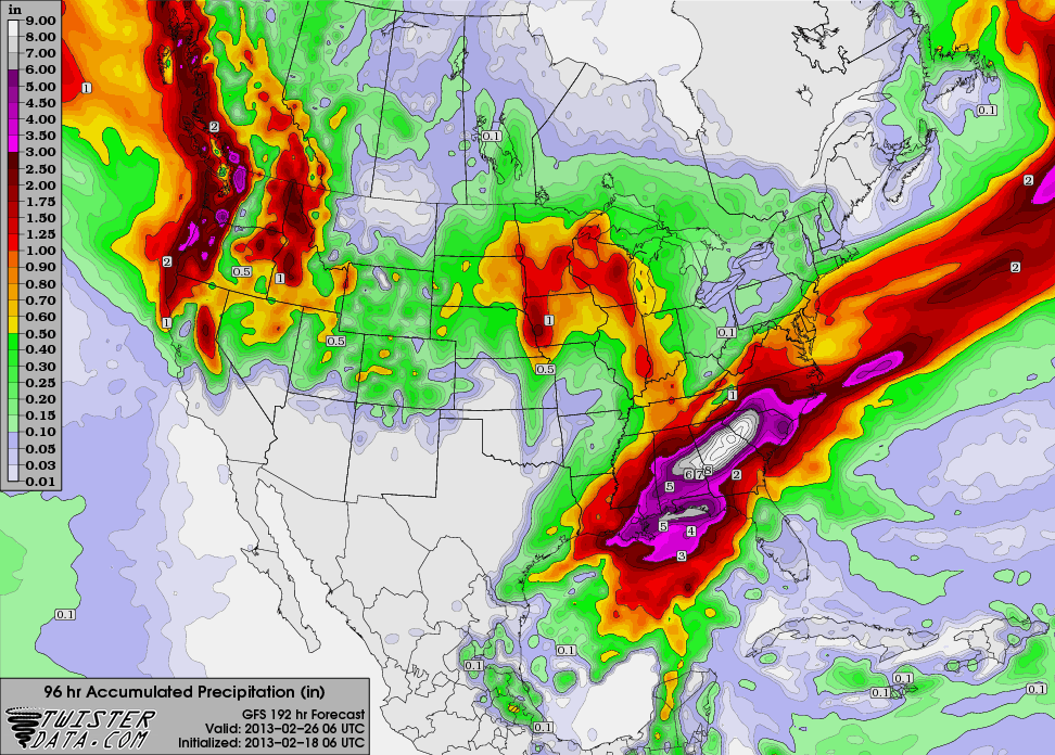 One after another and another:  - Page 4 GFS_3_2013021806_F192_PCPIN_96_HR