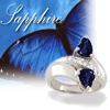 Rings for sale Blue-saphire-ring