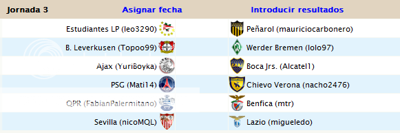 Jornada 3    3raFechaAperturaB2