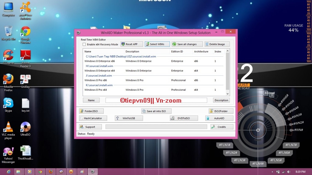 Tạo Windows 8 Volume All In One B5