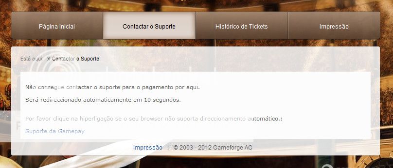 Abrindo um ticket !  Ticket11